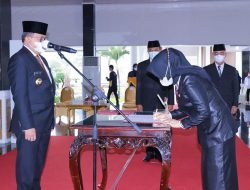 Dodi Reza Lantik 3 JPT dan 14 Pejabat Administrator