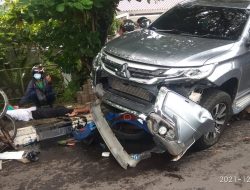 Usai Dihantam Pajero Sport 4 Tukang Becak  Dilarikan Ke RS AK Gani, Pelaku Justru Tersenyum