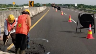 Perbaikan Menyeluruh di Ruas Tol Kapal Betung