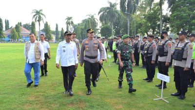 587 Personel Gabungan Amankan Pilkades Serentak di OKI