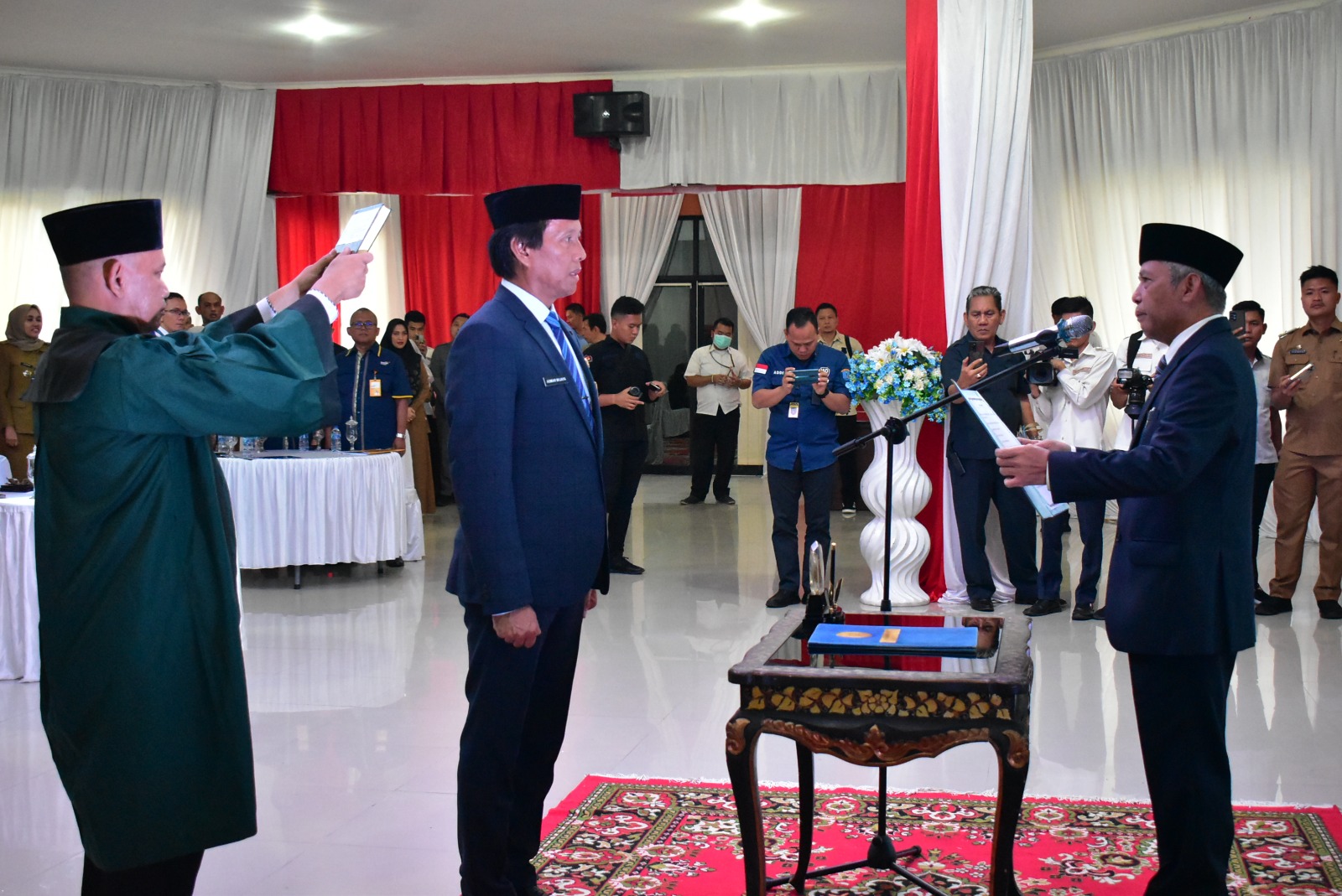 Bupati Iskandar Lantik Asmar Wijaya, Sekda OKI Hasil Lelang Jabatan