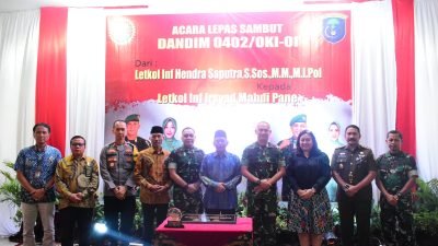 Bupati Iskandar Lepas Sambut Dandim 0402/OKI