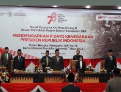 DPRD OKI Antusias Dengarkan Pidato Kenegaraan Presiden Jokowi tentang Capaian Pembangunan