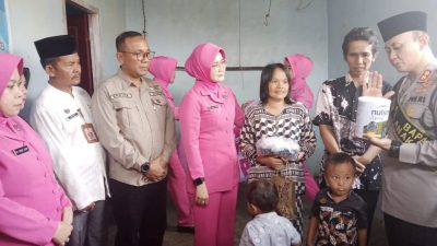 Kunjungan Kapolres dan Bhayangkari Lubuk Linggau: Dukungan untuk Anak-anak Terdampak Stunting