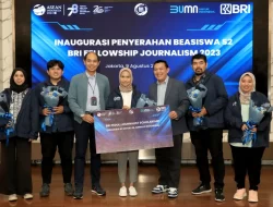 BRI Fellowship Journalism 2023: Pengukuhan Jurnalis Terpilih