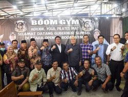 Gubernur Sumsel Apresiasi Pembukaan Boom Gym, Dorong Masyarakat Hidup Sehat