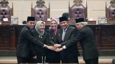 Gubernur Sumsel Herman Deru dan Wakil Gubernur Mawardi Yahya Pamit