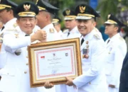 PJ Walikota Palembang Raih Penghargaan Bergengsi dari Mendagri di Hari Otonomi Daerah ke-28