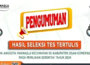 Bawaslu OKI Umumkan 36 Calon Anggota Panwascam Lolos Seleksi Tertulis, Siap Hadapi Tes Wawancara Besok!