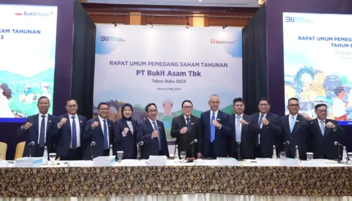 Bukit Asam Gelar RUPS Tahun Buku 2023, Laba Bersih Rp 6,1 Triliun dan Bagikan Dividen Rp 4,6 Triliun