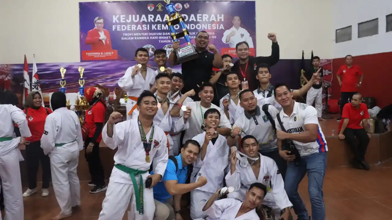 Lapas Kayu Agung Ukir Prestasi Gemilang di Kejurda Kempo Sumsel, Bukti Potensi di Balik Jeruji Besi