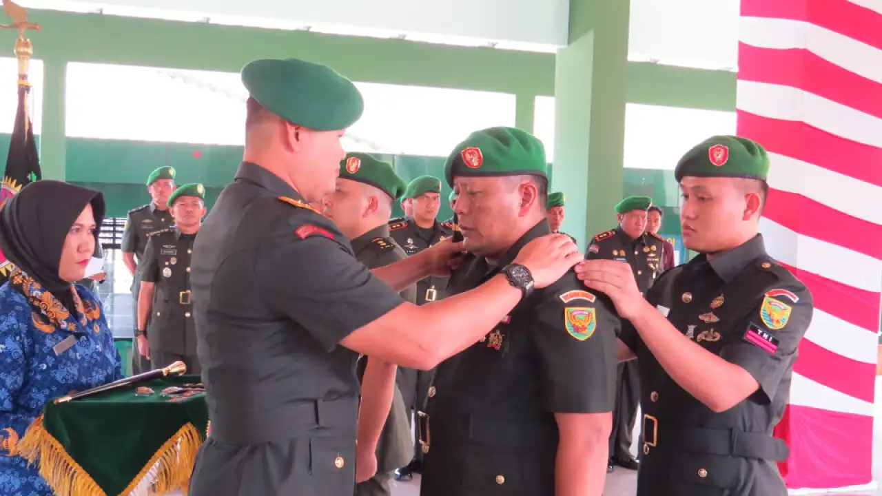 Sertijab Dandim 0402/OKI, Brigjen TNI M. Thohir Tegaskan Prinsip Kerja All Out Jajarannya