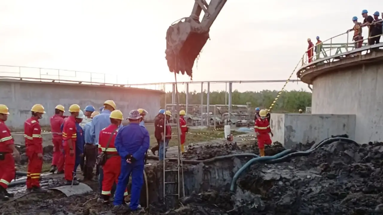 Tragedi di OKI Pulp and Paper Mills, Pekerja Tewas Tersedot Tangki Limbah