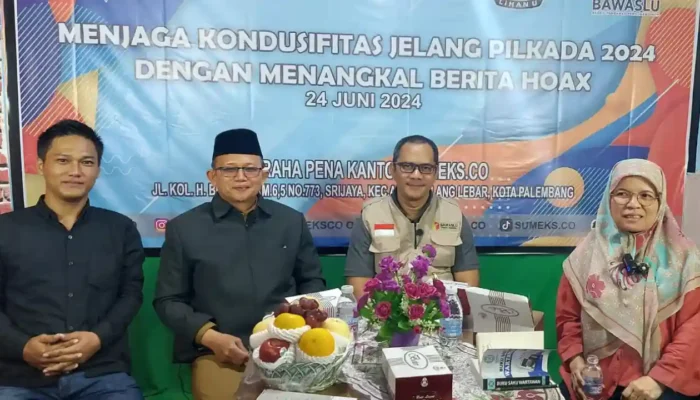 Bawaslu dan Polda Sumsel Bersinergi Melawan Hoax demi Pilkada 2024 yang Damai