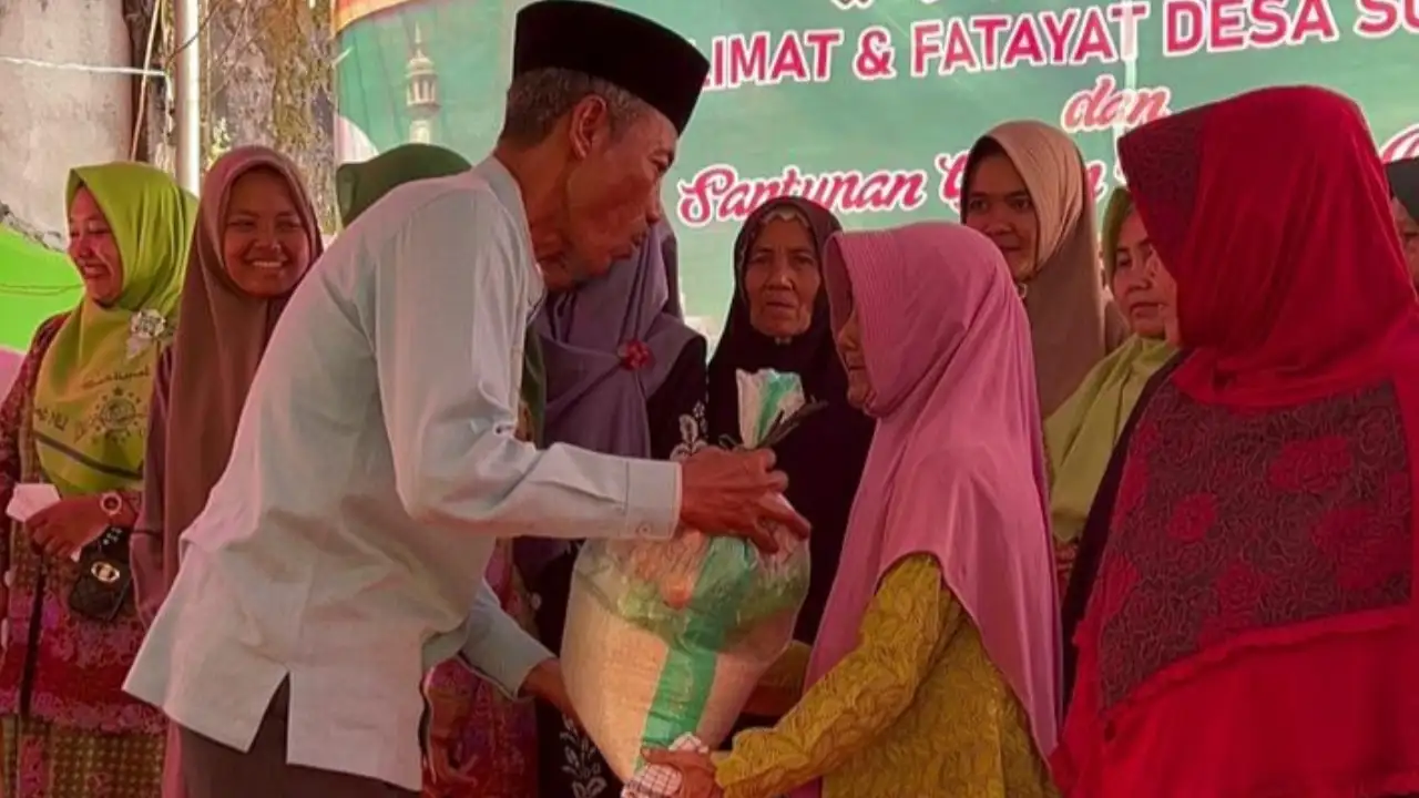 Dja'far Shodiq, Calon Bupati OKI, Raih Dukungan Penuh dari Pengajian Muslimat dan Fatayat Desa Sumbu Sari
