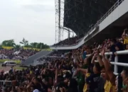 Gemuruh Riuh Suporter Warnai Reuni Legenda Sriwijaya FC di Jakabaring