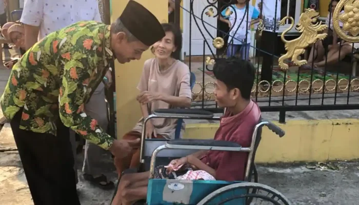 H.M. Dja'far Shodiq, Berikan Bantuan dan Dukungan Moril kepada Korban Kebakaran Kayuagung