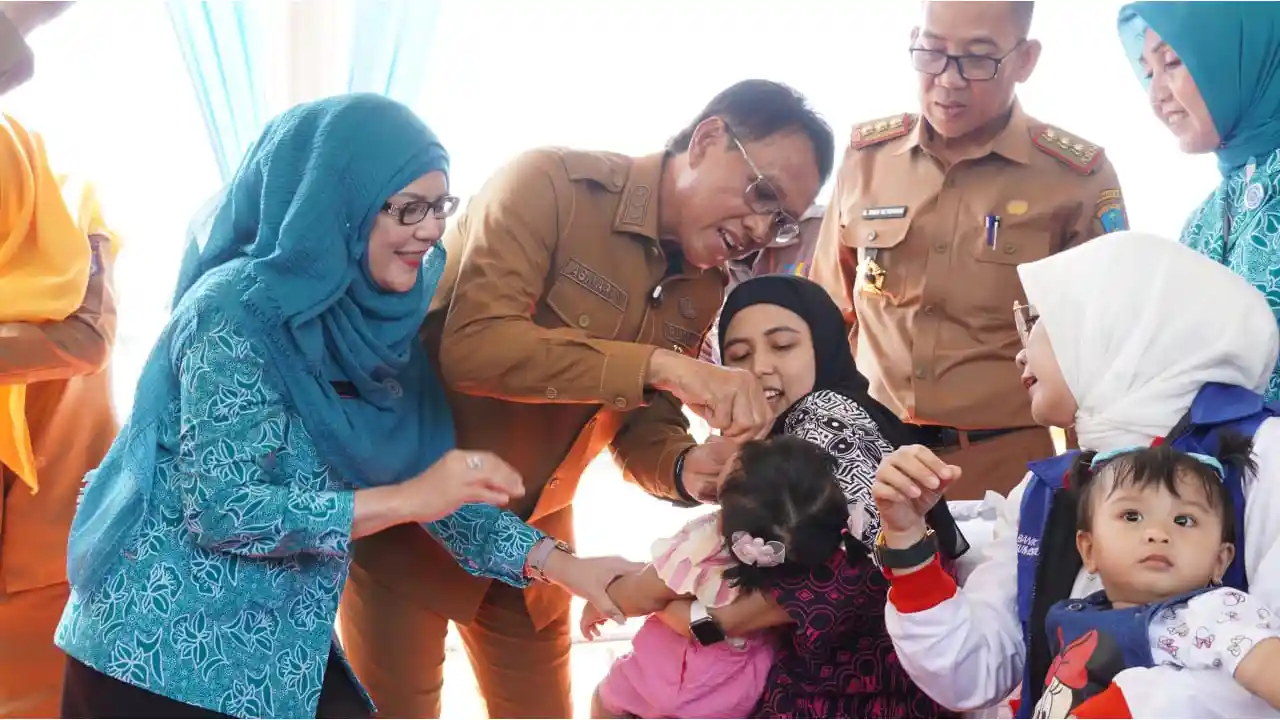 Pemerintah OKI Gelar Pekan Imunisasi Nasional Polio, Sasar Ratusan Ribu Anak