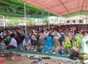 Ribuan Warga Tumpah Ruah, Doa Abah Kirun untuk Kemenangan Dja’far Shodiq Menggema di Air Sugihan