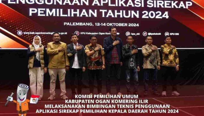 KPU OKI Gelar Bimtek Penggunaan Aplikasi SIREKAP untuk Sukseskan Pilkada 2024