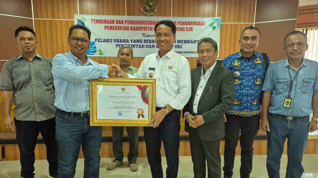 Sampoerna Agro Raih CSR Award 2024 dari Pemkab OKI, Kontribusi di Bidang Pendidikan dan Ekonomi Diapresiasi