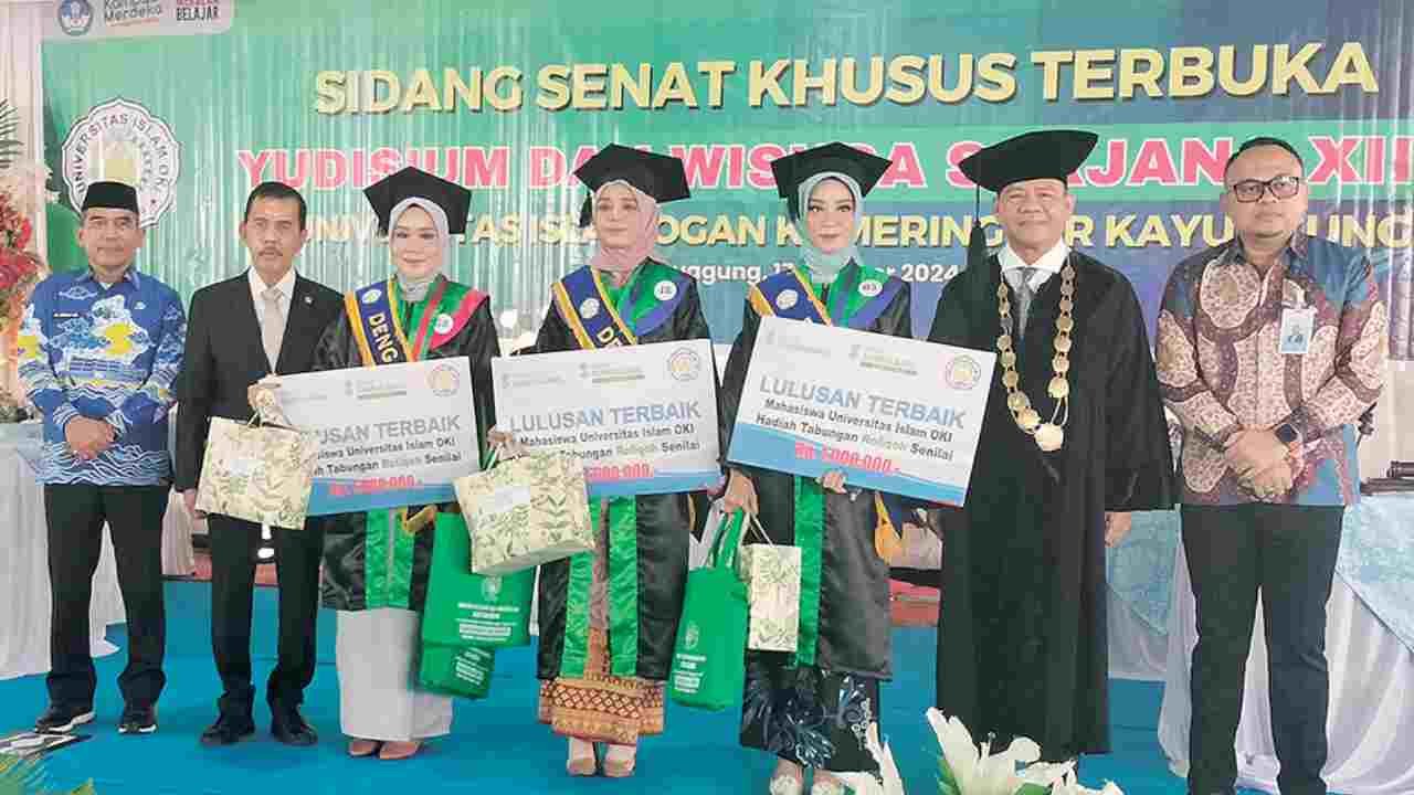 UNISKI Cetak 102 Alumni Baru, Bertekad Jadi Universitas Terbaik di OKI