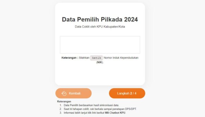 Cara Mengecek NIK KTP Terdaftar dalam DPT Pilkada: Panduan Lengkap untuk Pemilih