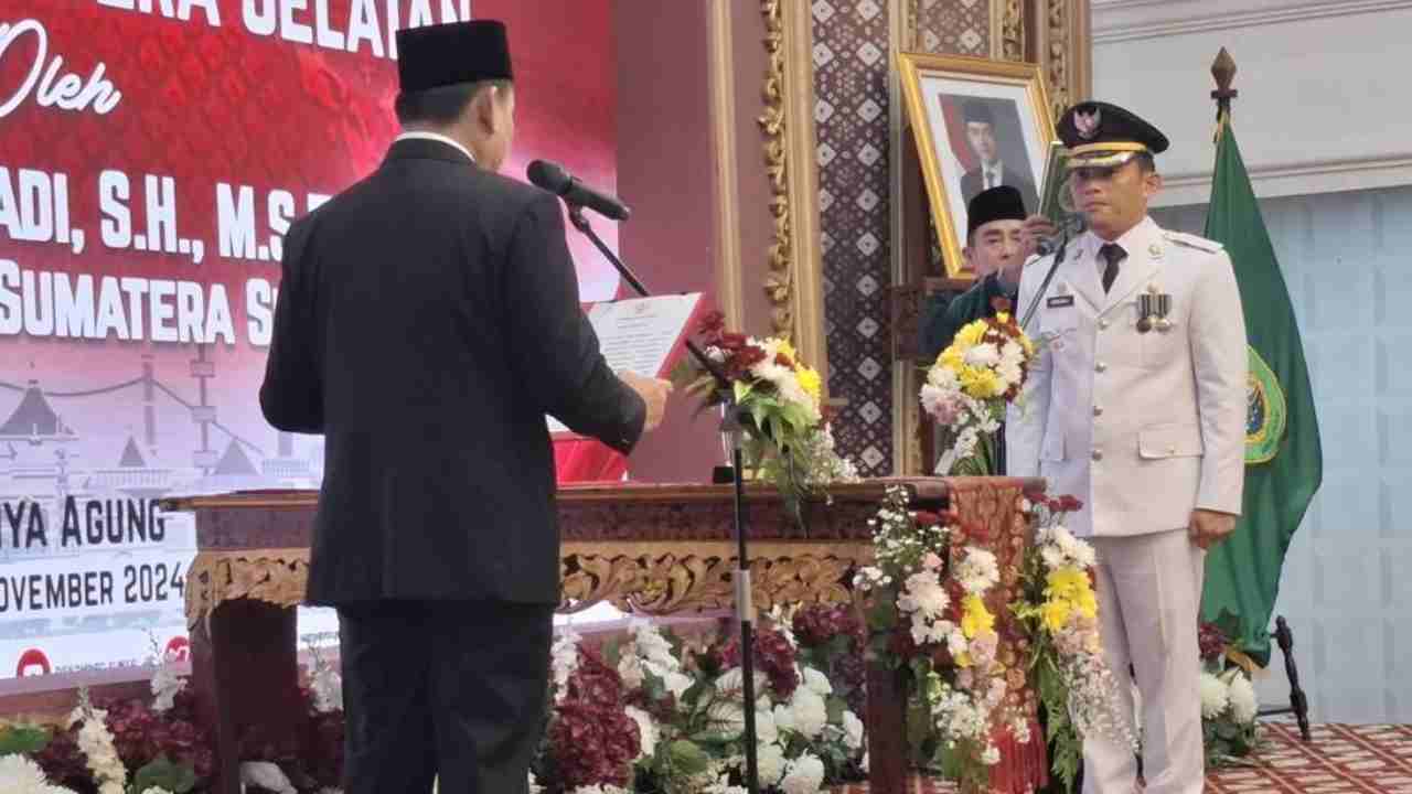 Cheka Virgowansyah Resmi Dilantik sebagai Pejabat Wali Kota Palembang, Tantangan Besar Menanti