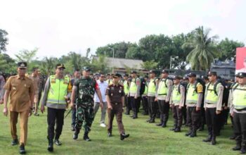 Polres Ogan Komering Ilir Gelar Apel Pergeseran Pasukan untuk Amankan Pilkada 2024