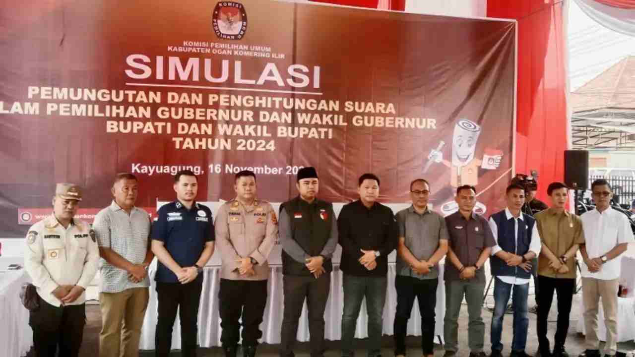 Simulasi Pemilu oleh KPU OKI, Persiapan Maksimal untuk Pilgub Sumsel dan Pilkada OKI 2024