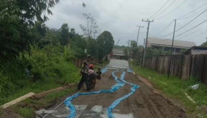 Jalan di Perumahan Al-Ghony Dicor, Warga Pertanyakan Kualitas dan Lebar Jalan