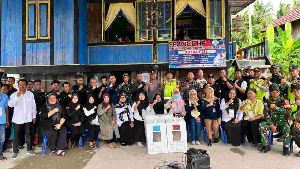 KPU OKI Gelar Pemungutan Suara Ulang di Dua TPS, Komitmen Jaga Transparansi Pilkada 2024