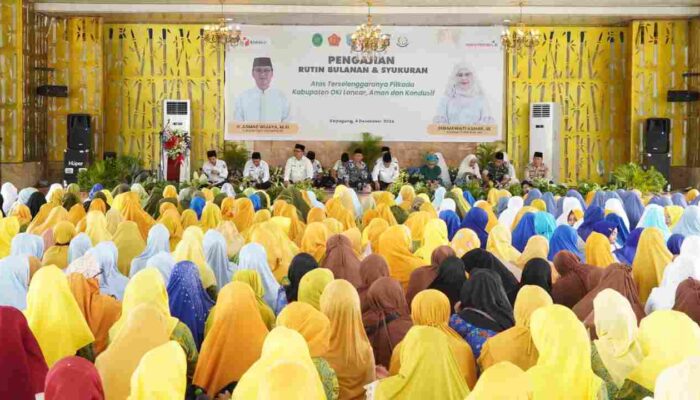 Merajut Kebersamaan Pasca Pilkada, Emak-Emak di OKI Gelar Syukuran dan Doa Bersama