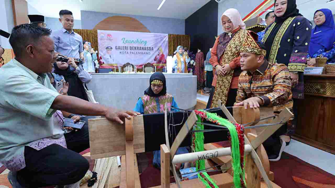 Galeri Dekranasda Palembang Dibuka, Panggung Baru untuk IKM Lokal Unjuk Gigi