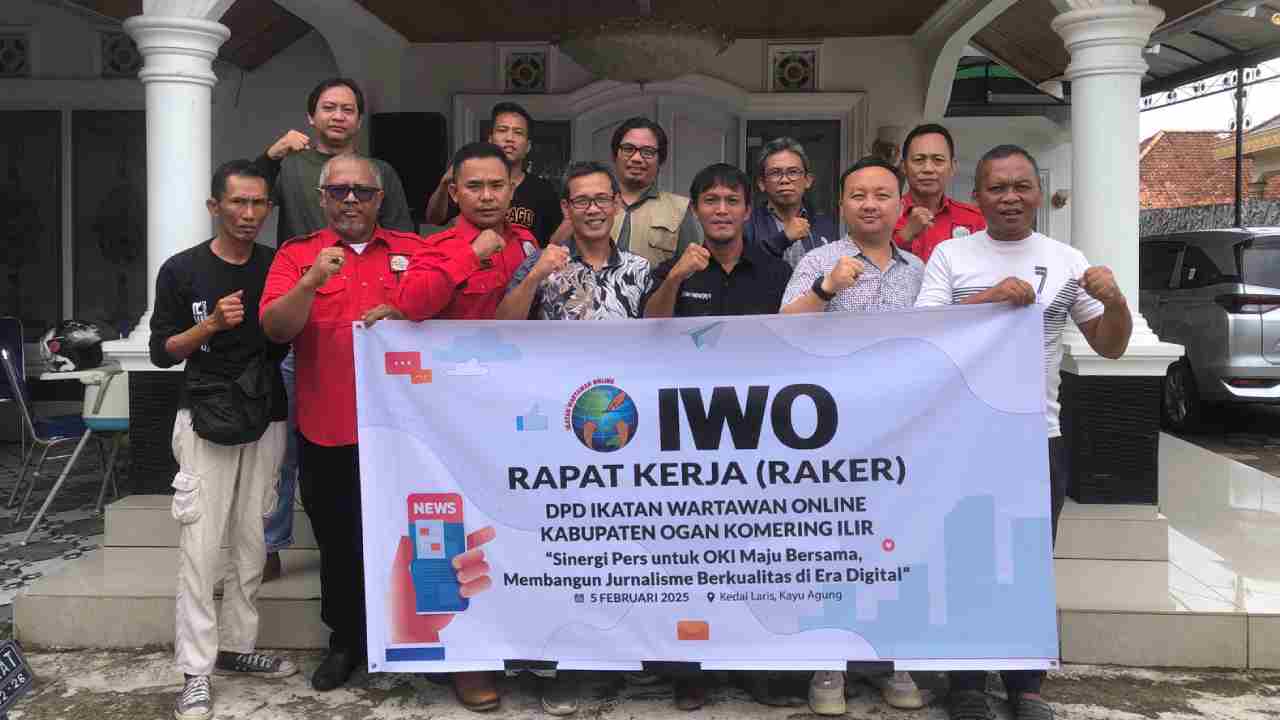 IWO OKI Gelar Rapat Kerja, Ketua Tekankan Sinergitas untuk Jurnalisme Berkualitas