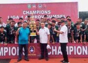 PS Palembang Ukir Sejarah Juara Liga 4 Sumsel, Target Tembus Liga 3