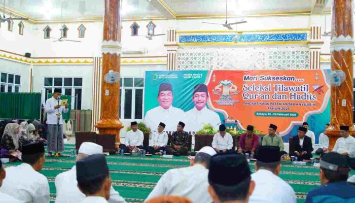 Ratusan Qori dan Qoriah Unjuk Kebolehan di STQH Muba 2025, Wabup Rohman Beri Semangat