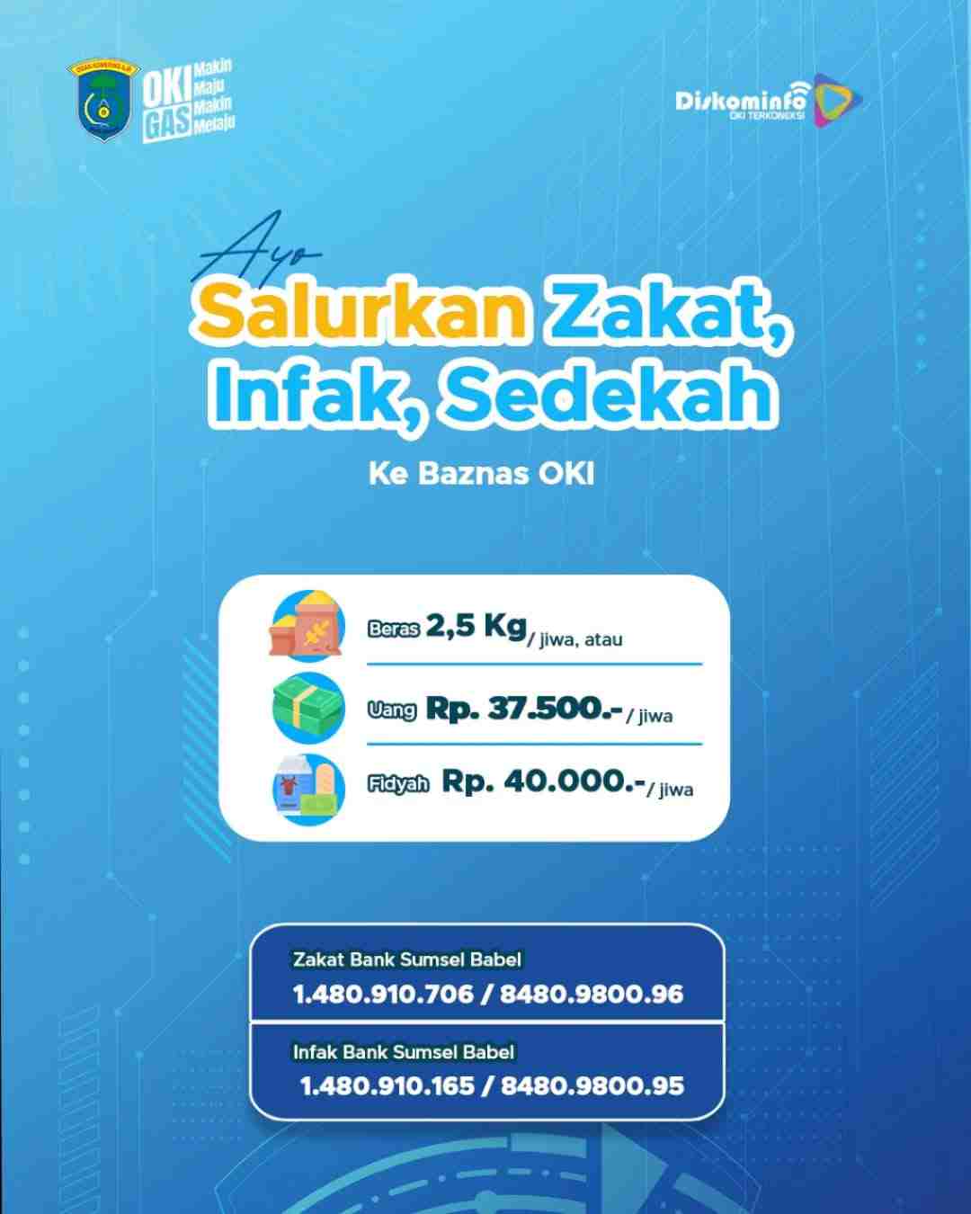 BAZNAS OKI Ajak Masyarakat Salurkan Zakat, Infak, dan Sedekah di Bulan Ramadan