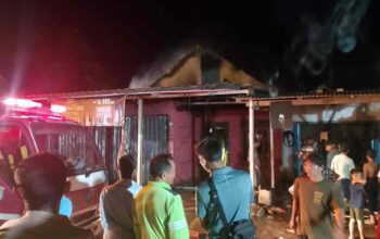 Jelang Lebaran, Rumah Sekaligus Toko di OKI Ludes Terbakar, Kerugian Ditaksir Rp 200 Juta