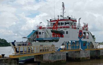 KMP Puteri Leanpuri Resmi Beroperasi, Buka Akses Tanjung Lago - Muara Telang Banyuasin