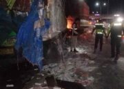 Kecelakaan Beruntun di Tol Kayuagung-Palembang Tewaskan Satu Sopir Truk Jelang Lebaran