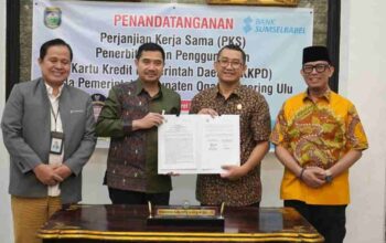 Pemkab OKU Gandeng Bank Sumsel Babel Terbitkan Kartu Kredit Pemerintah Daerah, Transaksi Belanja APBD Lebih Efisien