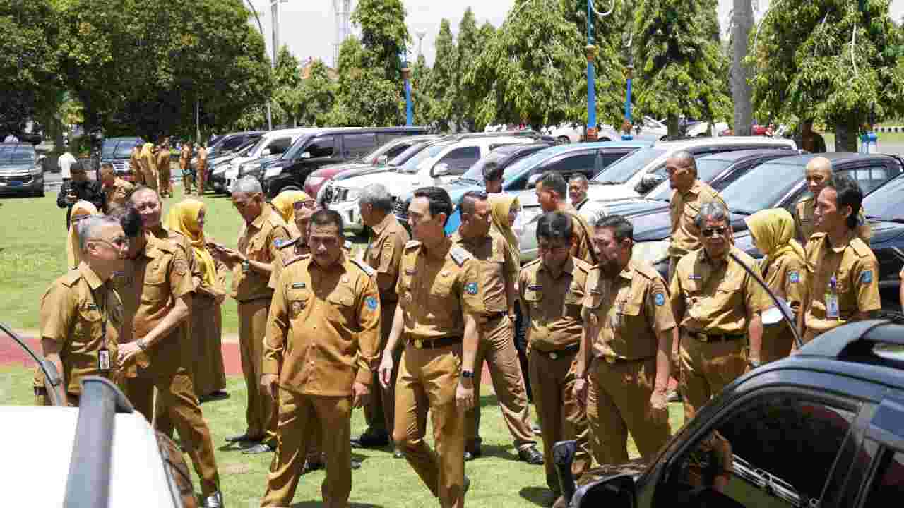 Tertibkan Aset Daerah, Bupati OKI Gelar Apel Kendaraan Dinas: Aset Negara, Tanggung Jawab Bersama