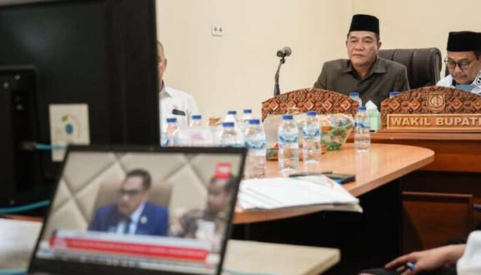 Bupati dan Wakil Bupati Muba Ikuti Raker Virtual dengan Mendagri Komisi II DPR, Perkuat Sinergi dan Tata Kelola Daerah