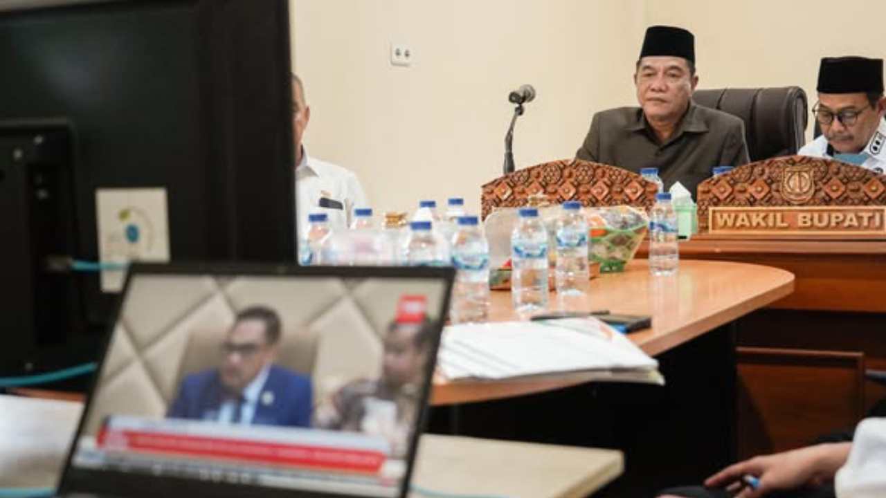 Bupati dan Wakil Bupati Muba Ikuti Raker Virtual dengan Mendagri Komisi II DPR, Perkuat Sinergi dan Tata Kelola Daerah