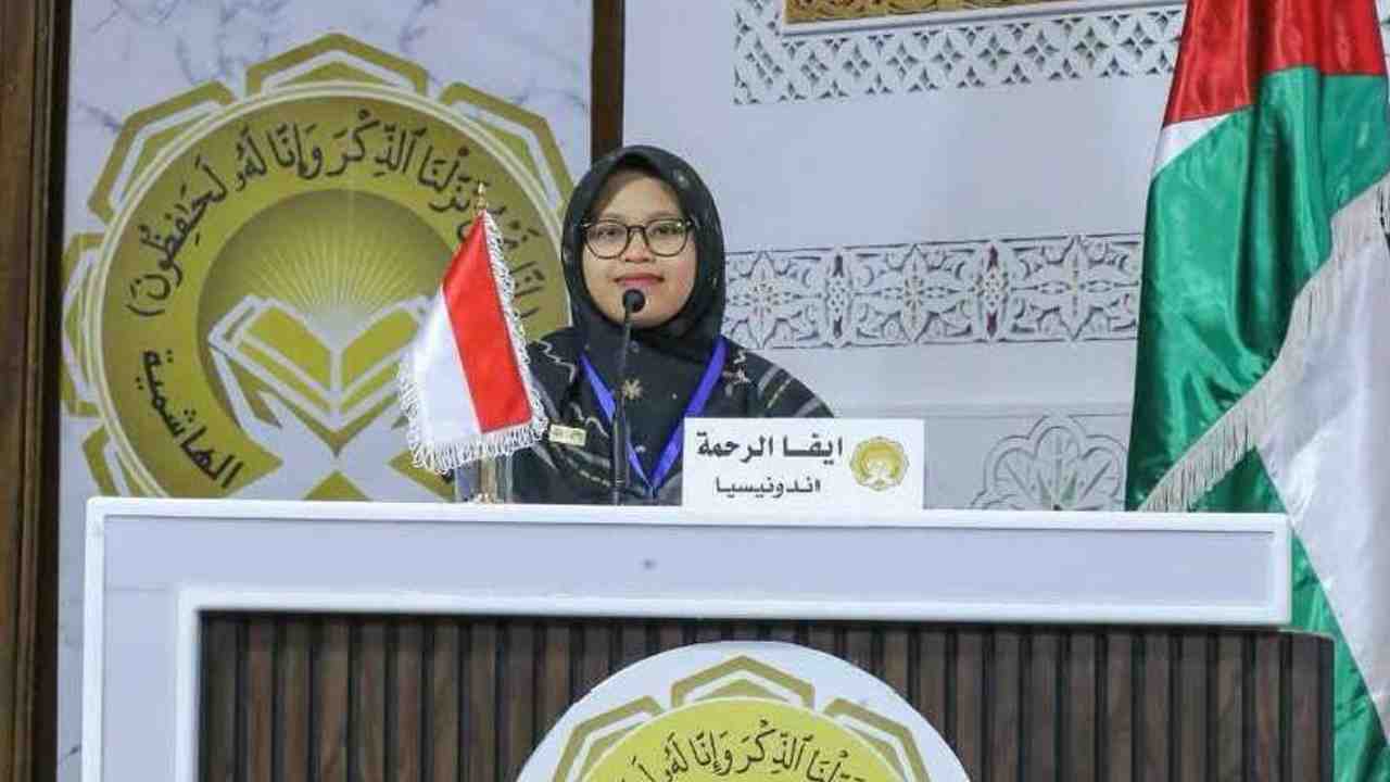 Eva Hafidurrohmah, Hafizah Muda Asal Banyuasin, Harumkan Nama Indonesia di MTQ Internasional Yordania