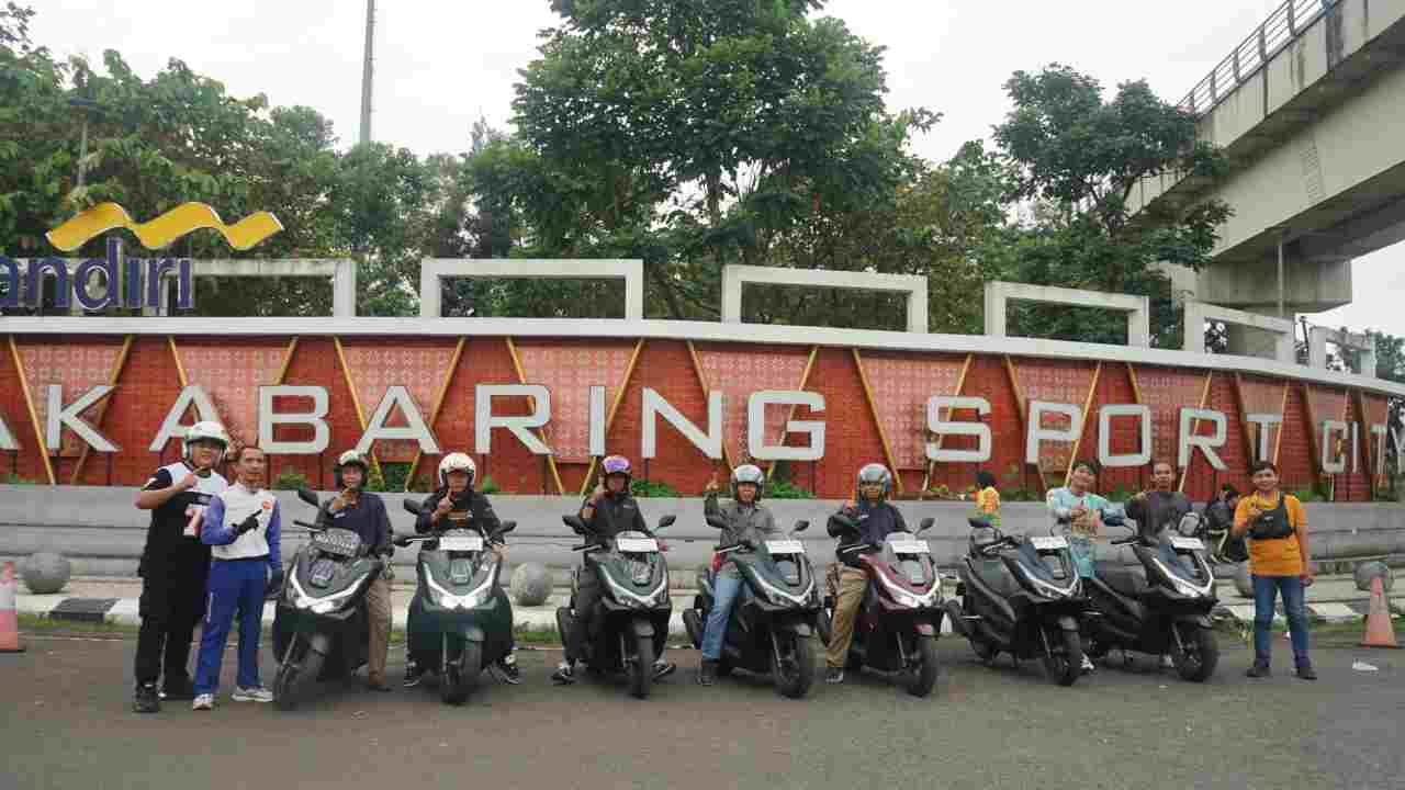 Media dan Komunitas Ikuti Uji Coba New Honda PCX160 di Palembang Bersama Astra Motor Sumsel