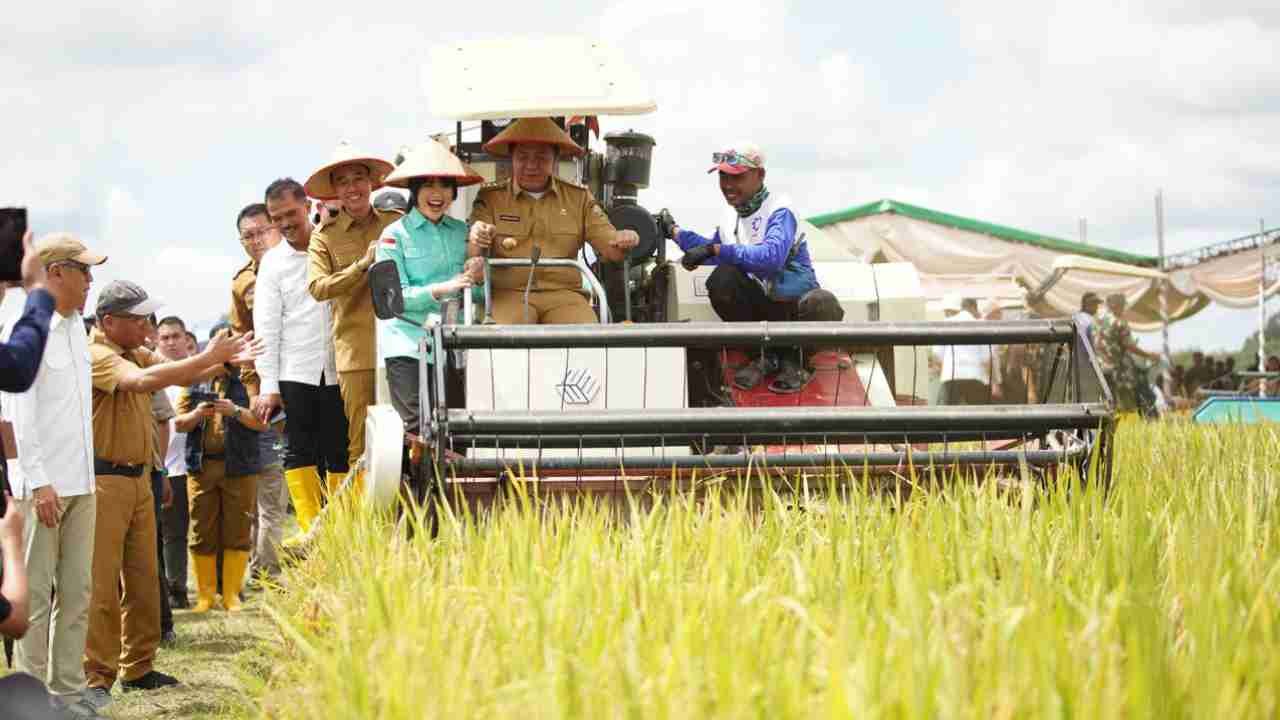 OKI Wakili Sumsel dalam Panen Raya Nasional Virtual Bersama Presiden Prabowo