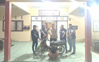 Pelaku Curat di OKI Ditangkap Polsek Teluk Gelam, Gasak Motor dan Tabung Gas Korban di Desa Penyandingan