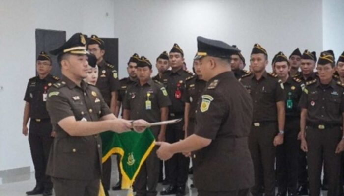 Aka Kurniawan Pimpin Sertijab Kasi Pidum Kejari Muba, Didi Aditya Rustanto Gantikan Armein Ramdhani